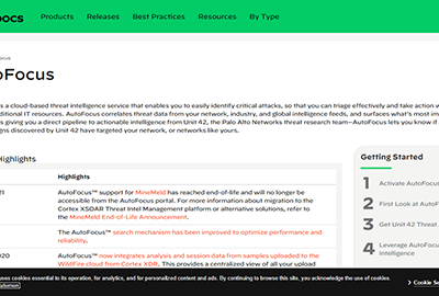 Palo Alto Networks AutoFocus