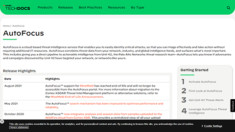 Palo Alto Networks AutoFocus