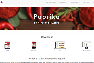 Paprika Recipe Manager