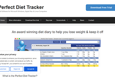 Perfect Diet Tracker