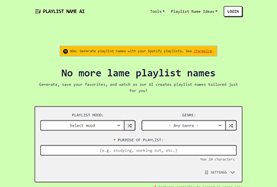 PlaylistName AI