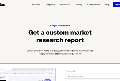 Plus AI for Market Research