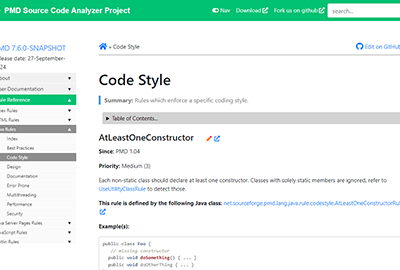 Pmd-Codestyle