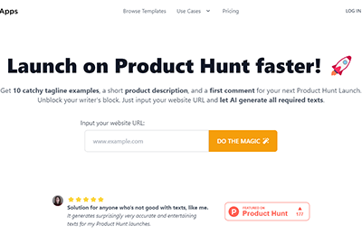 Product hunt launcher