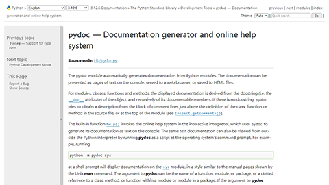 PyDoc