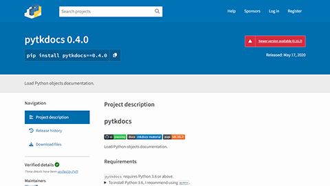 PytkDocs