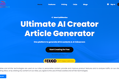 QuillGenius AI Copywriting Tool