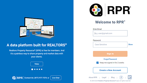 RPR (Realtors Property Resource)