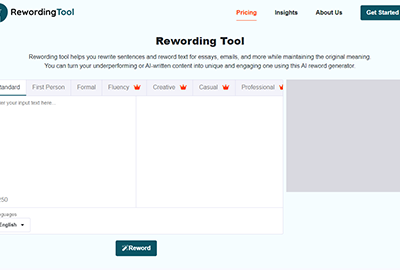 Rewording Tool