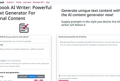 Sassbook AI Writer