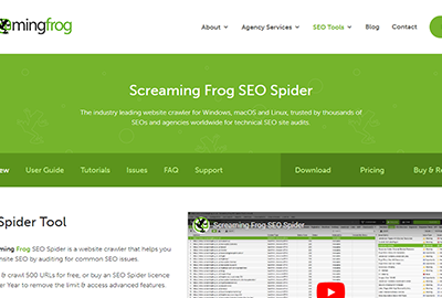 Screaming Frog SEO Spider