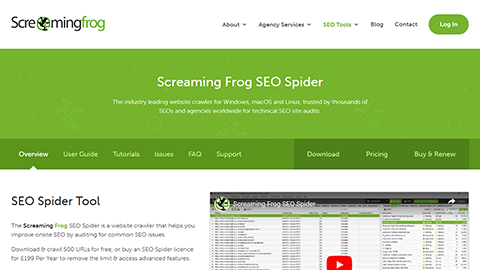 Screaming Frog SEO Spider