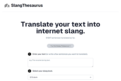 Slang Translator