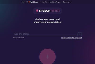 Speech Meter