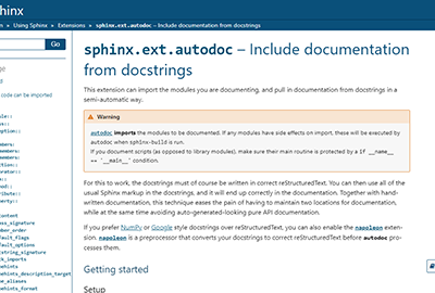 Sphinx-Autodoc