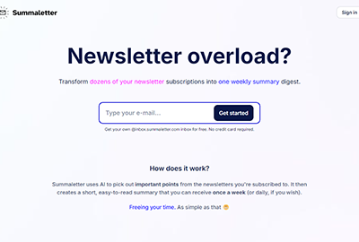 SummaLetter - AI newsletter summarizer