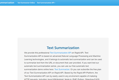 TextSummarization.net