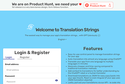 Translation Strings