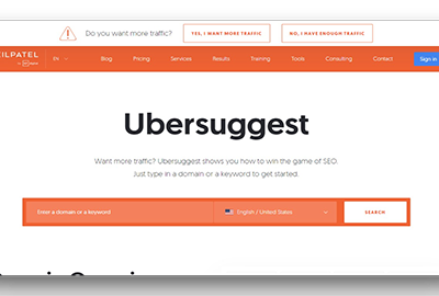 Ubersuggest