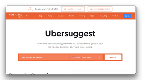 Ubersuggest