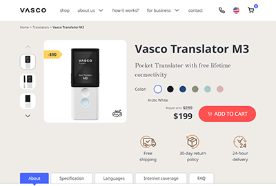 Vasco Translator M3