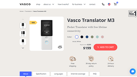 Vasco Translator M3