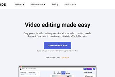 Vidds Online Video Editor