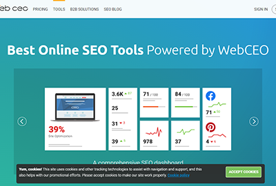 WebCEO On-Page SEO Analysis