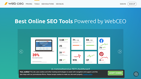 WebCEO On-Page SEO Analysis