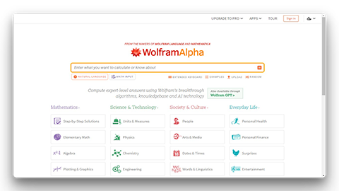 Wolfram Alpha