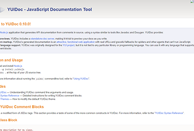 YUIDoc