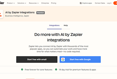 Zapier AI Integrations