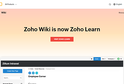 Zoho Wiki