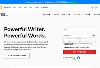 Zoho Writer