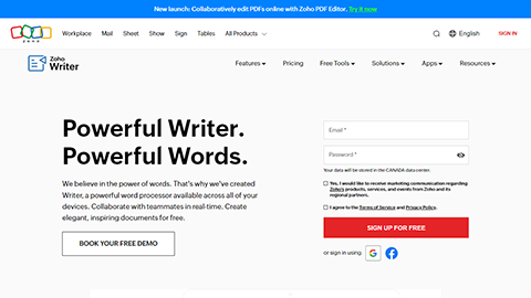 Zoho Writer