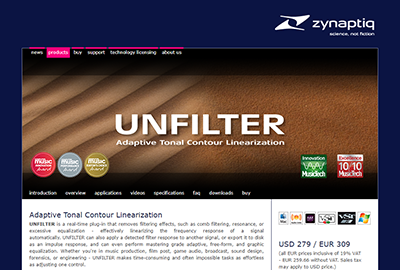 Zynaptiq UNFILTER